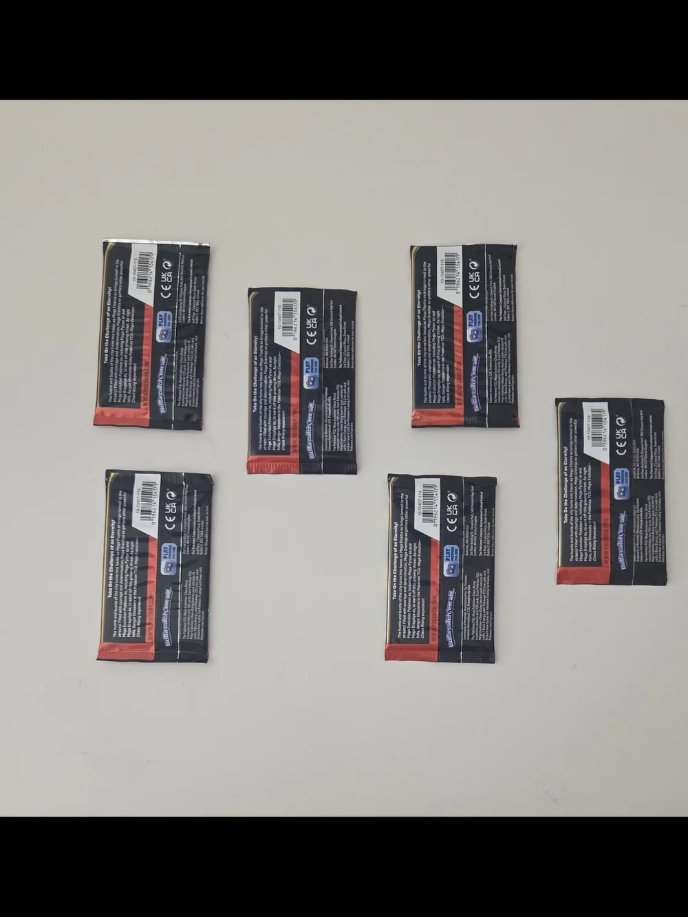 Pokémon Mega Evolution Chaos Rising Packs English, 6 Packs